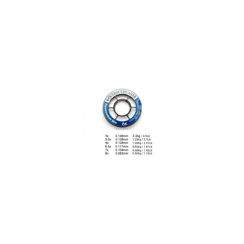 TROUTHUNTER FLUOROCARBONO TIPPET 50M * TROUTHUNTER TIPPET