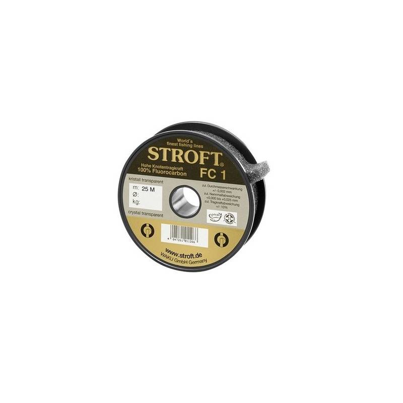 Hilo STROFT FC1 25 M FLUOROCARBONO STROFT TIPPET