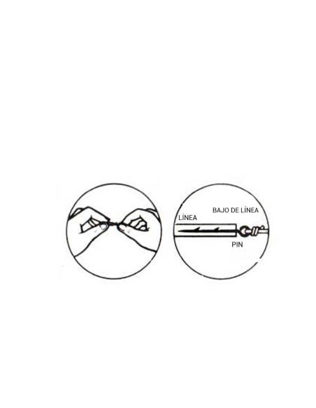 FLY LINE PINS CONECTOR MUSTAD, micro anilla con extension