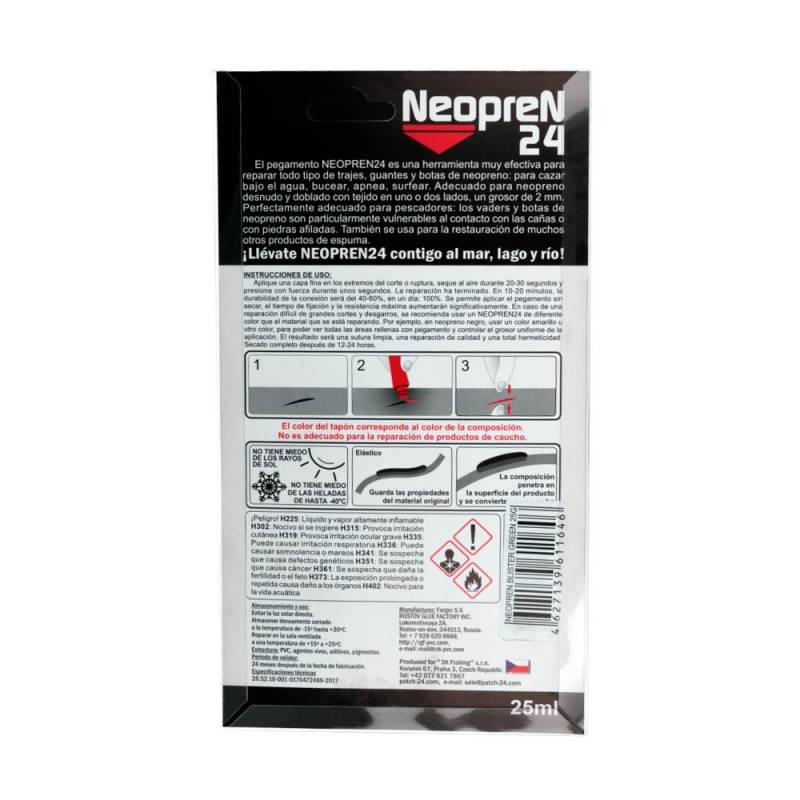 Reparador Vadeadores Neopreno Liquid Patch 24 Neopren PATCH 24 VADEADORES