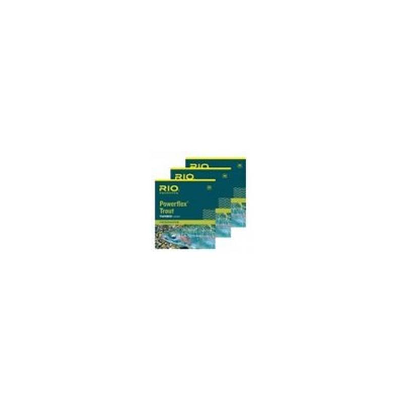Cola de Rata Pack 3 RIO Trout Knotless 9" (2.70m) 6x RIO BAJOS DE LINEA