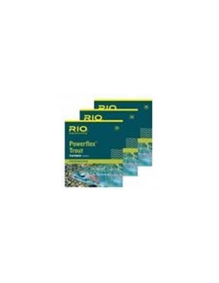 Cola de Rata Pack 3 RIO Trout Knotless 9" (2.70m) 6x RIO BAJOS DE LINEA
