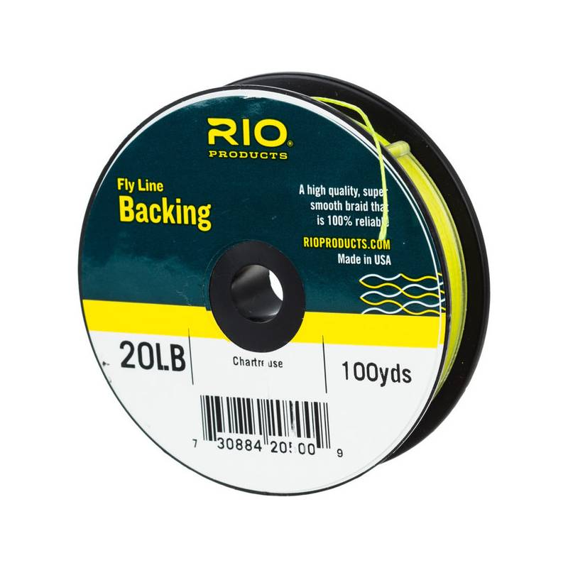 Backing RIO 20 LB. 100YD. CHARTREUSE RIO BACKING