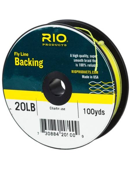 Backing RIO 20 LB. 100YD. CHARTREUSE RIO BACKING