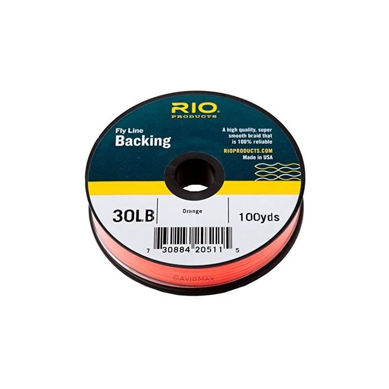 Backing RIO 30 LB. 100YD. NARANJA RIO BACKING