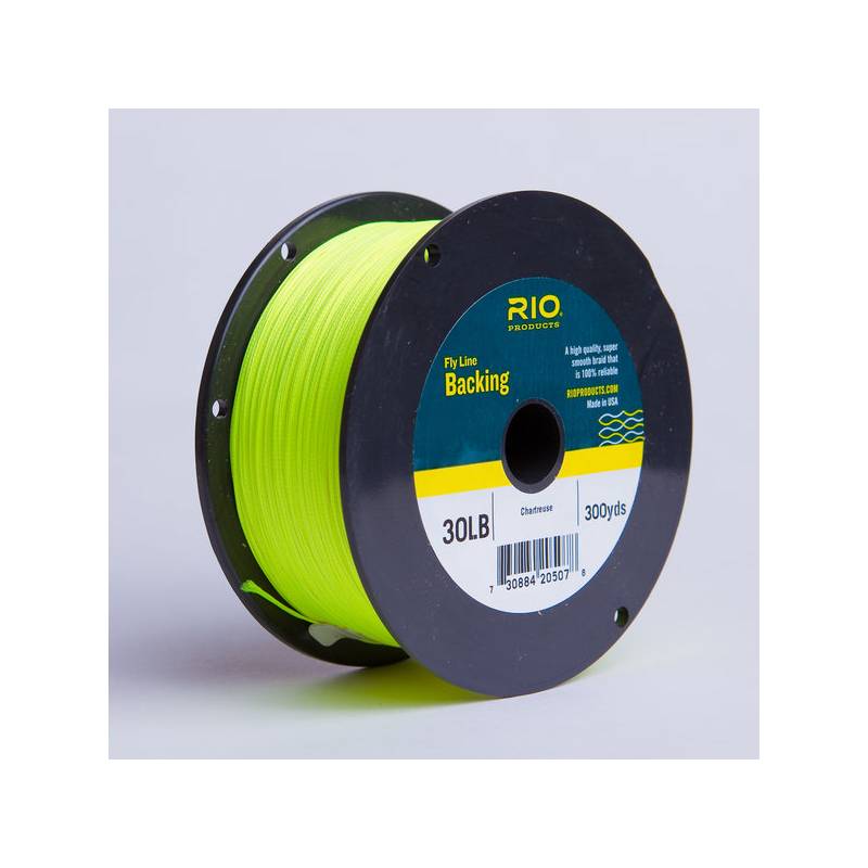 Backing RIO 30LB 300YD. CHARTREUSE RIO BACKING