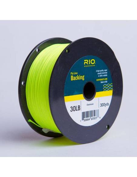 Backing RIO 30LB 300YD. CHARTREUSE RIO BACKING