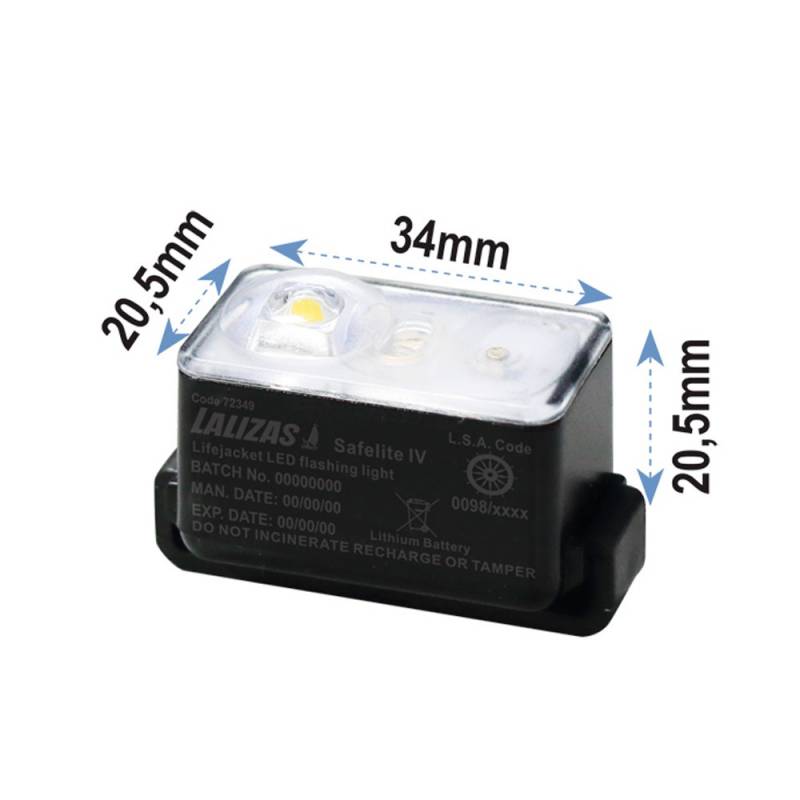 LUZ CHALECO LALIZAS SAFELITE II