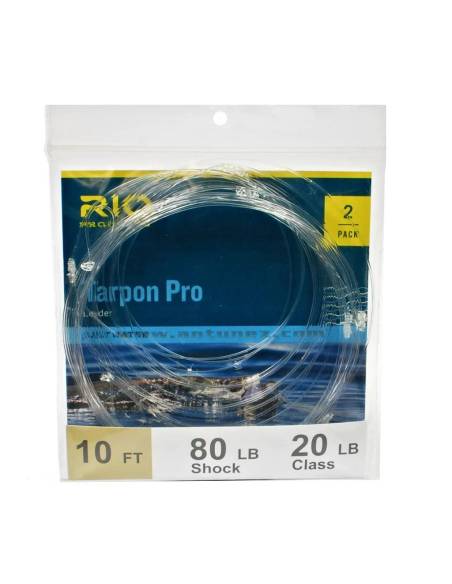 Cola de Rata RIO Tarpón Fluorocarbón (3 UNID) RIO BAJOS DE LINEA