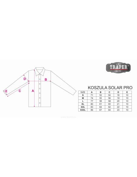 Camisa Traper KOSZULA SOLOAR PRO TRAPER CAMISAS
